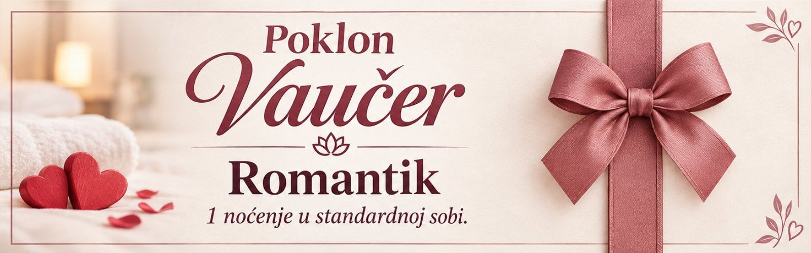 Grafika poklon vaučera Romantic
