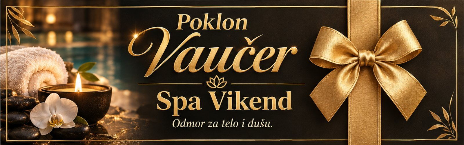 Grafika poklon vaučera Spa vikend